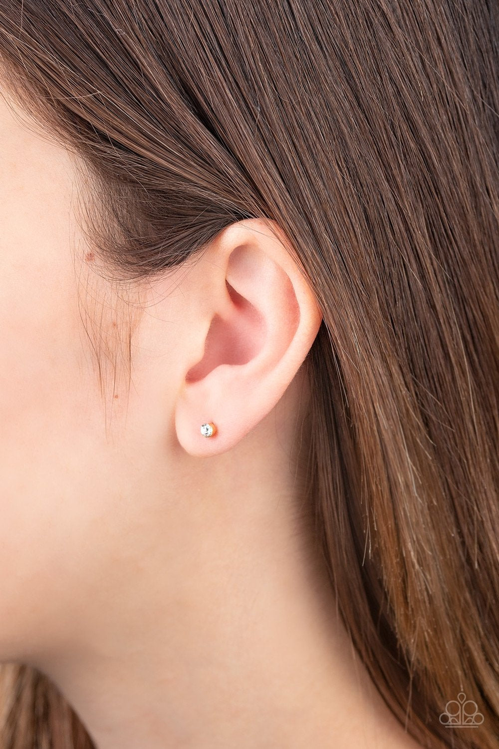 Dainty Decor - gold - Paparazzi earrings