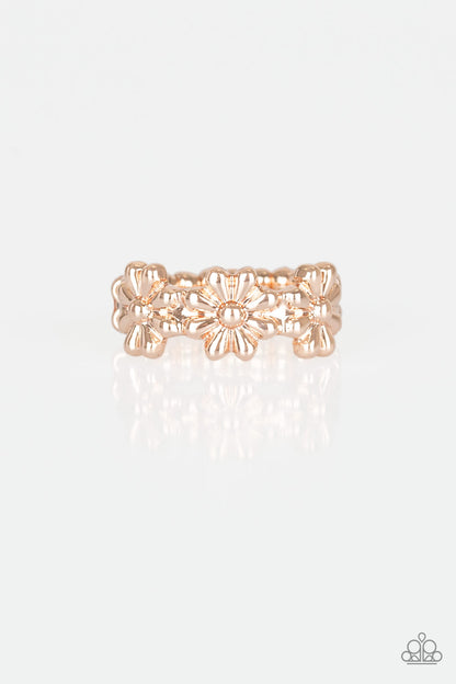 Daisy Dapper - rose gold - Paparazzi ring