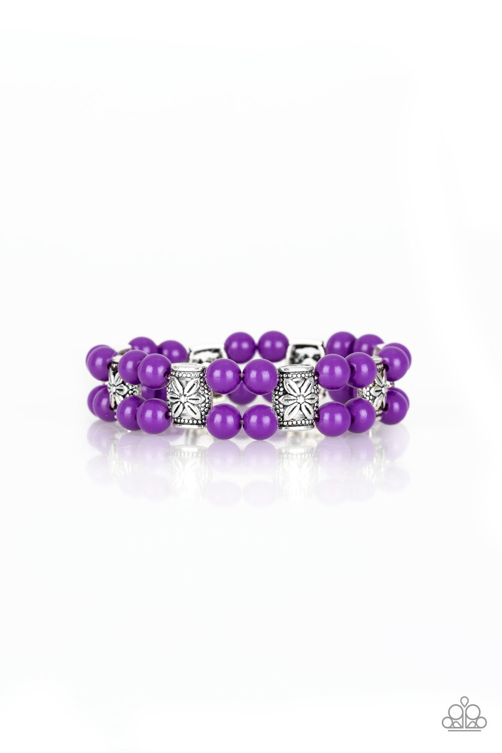 Daisy Debutante - purple - Paparazzi bracelet