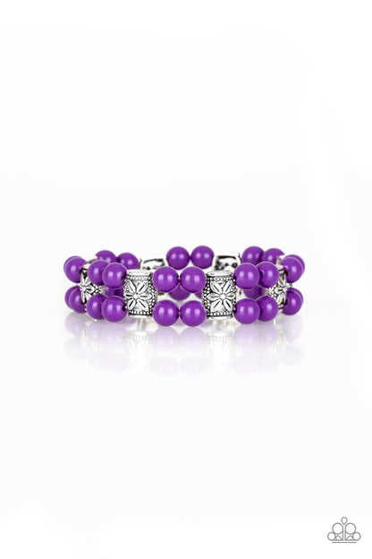 Daisy Debutante - purple - Paparazzi bracelet