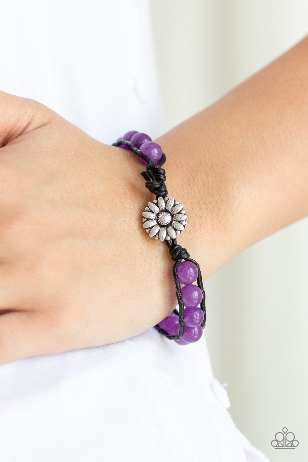 Daisy Guru-purple-Paparazzi bracelet