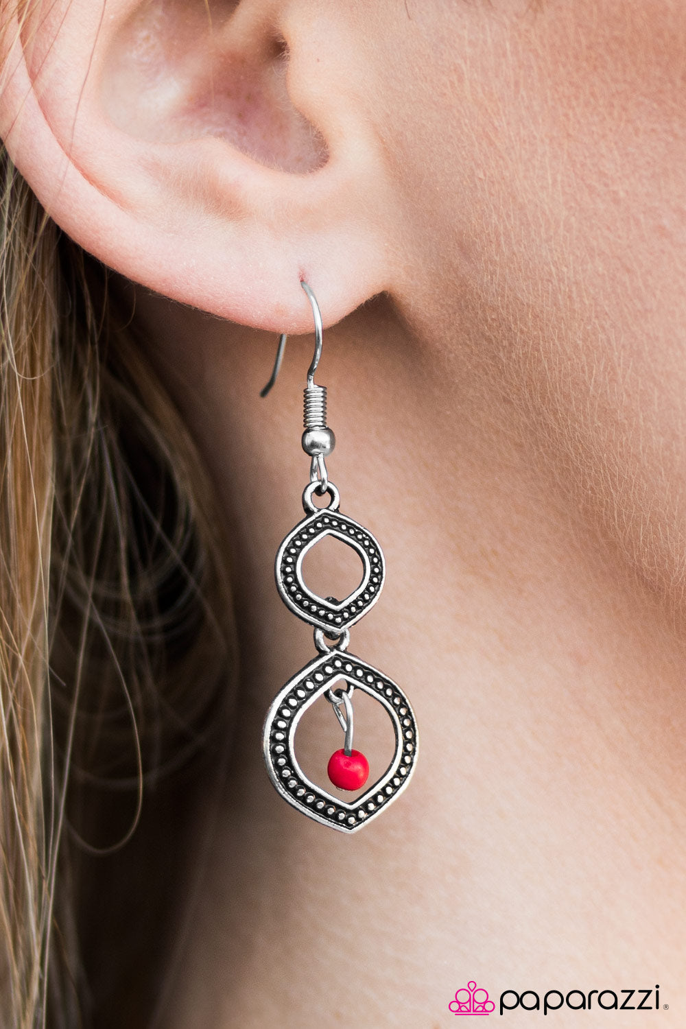 Dancing Genie - Red - Paparazzi earrings