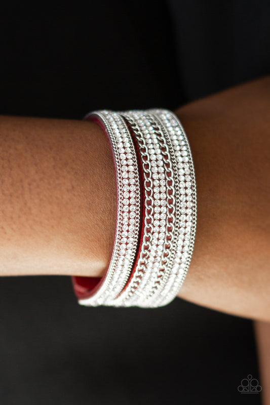 Dangerously Drama Queen - red - Paparazzi bracelet