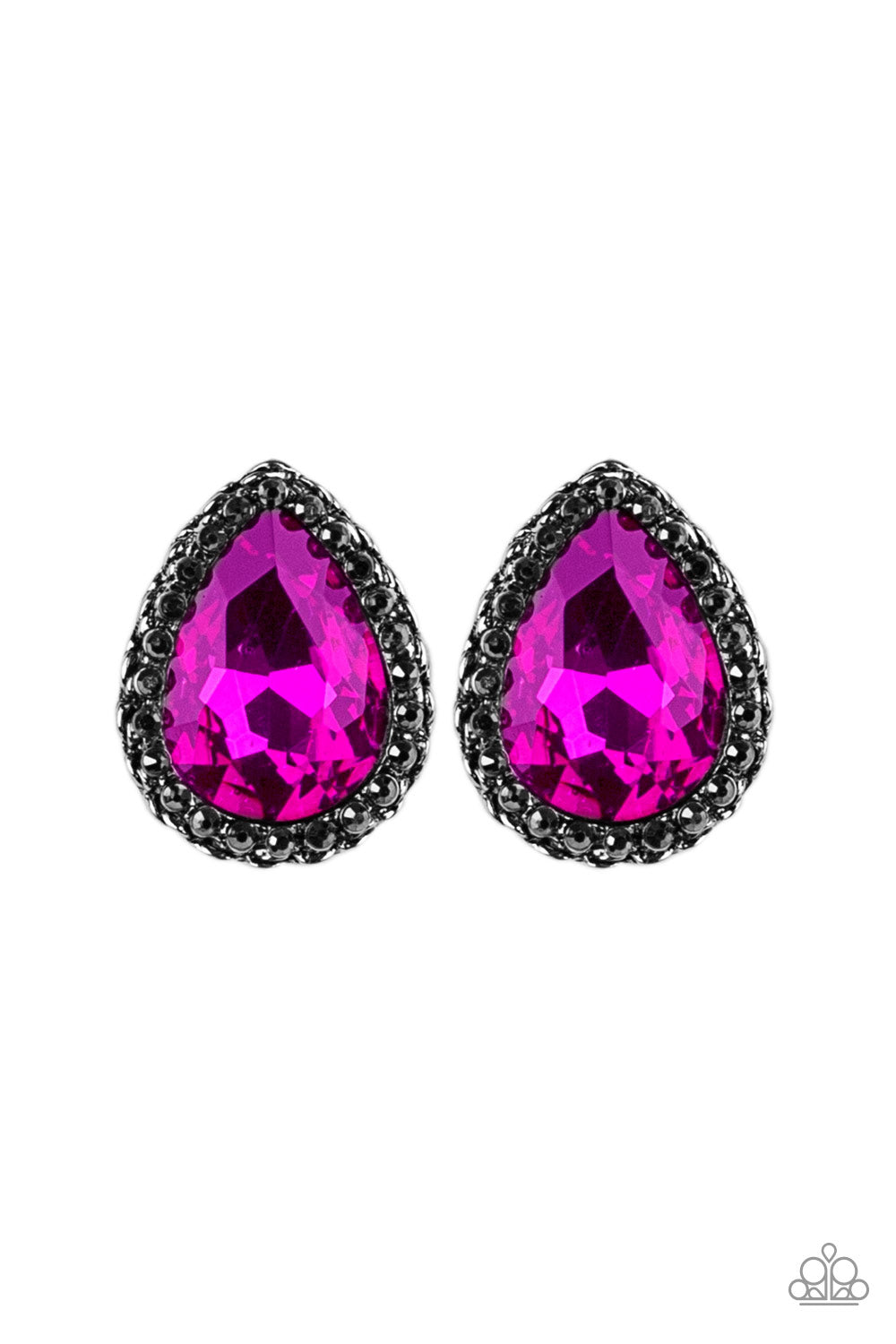 Dare to Shine - pink - Paparazzi earrings