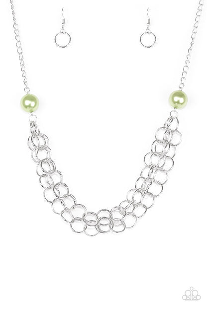 Daring Diva - green - Paparazzi necklace