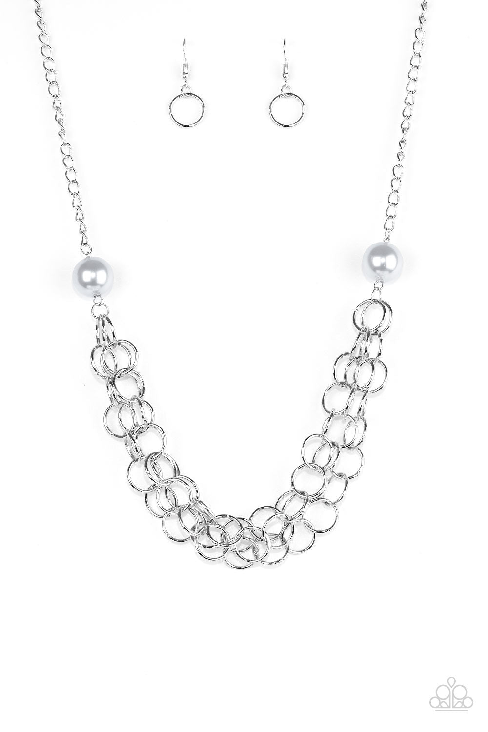 Daring Diva - silver - Paparazzi necklace