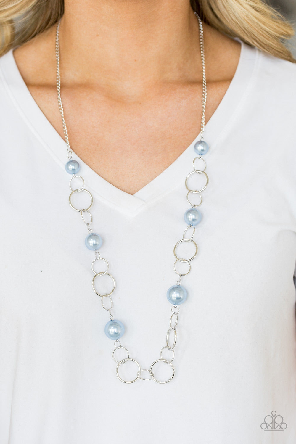 Darling Duchess - blue - Paparazzi necklace