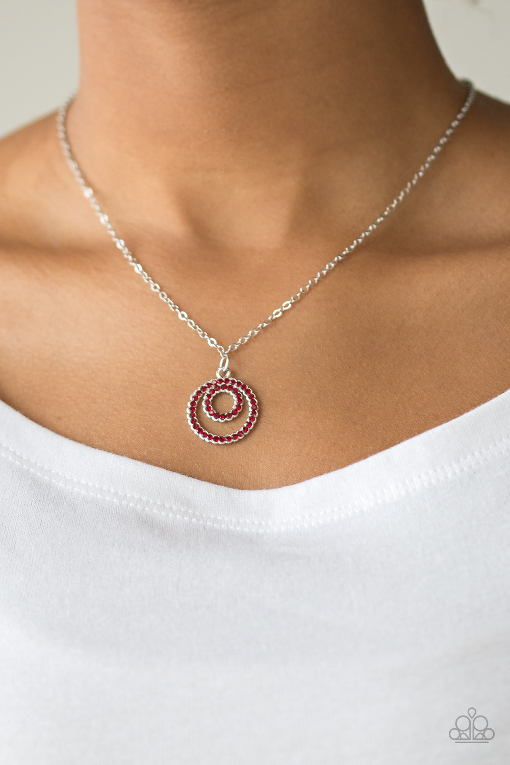 Dashingly Dapper - red - Paparazzi necklace