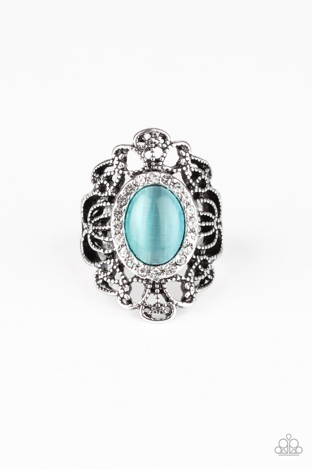 Dashingly Dewy - blue - Paparazzi ring