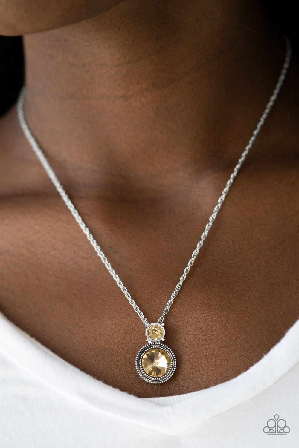 Date Night Dazzle - brown - Paparazzi necklace