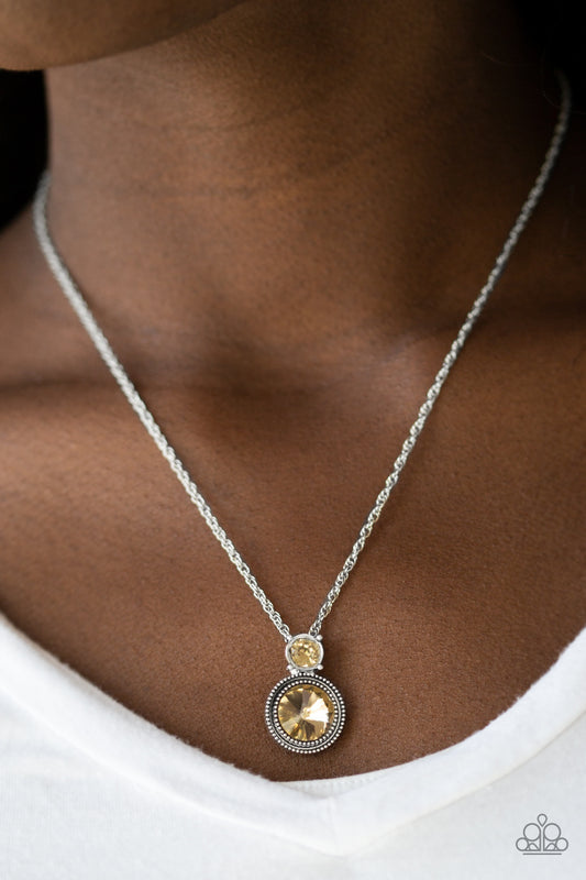 Date Night Dazzle - brown - Paparazzi necklace