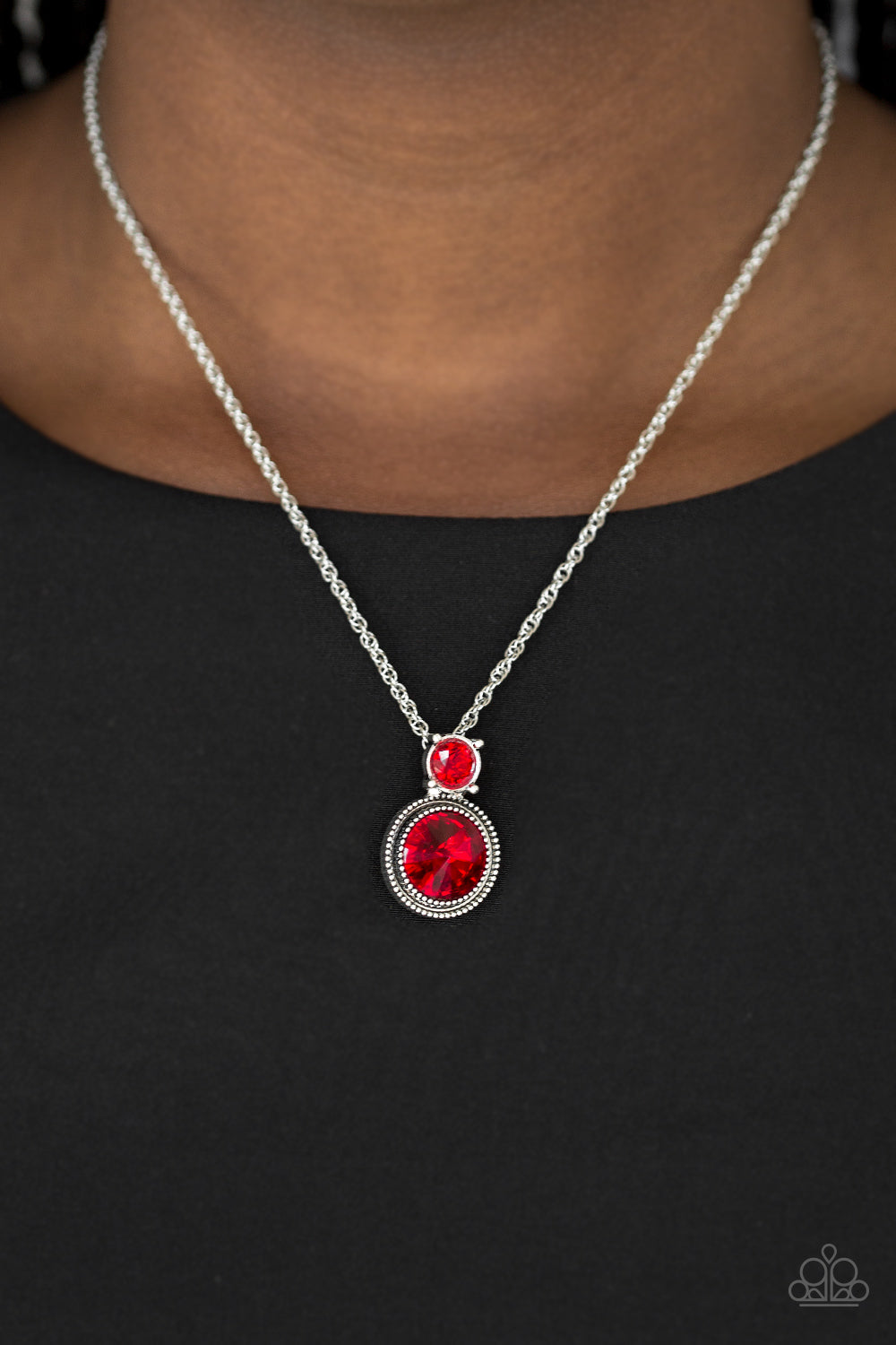 Date Night Dazzle - red - Paparazzi necklace