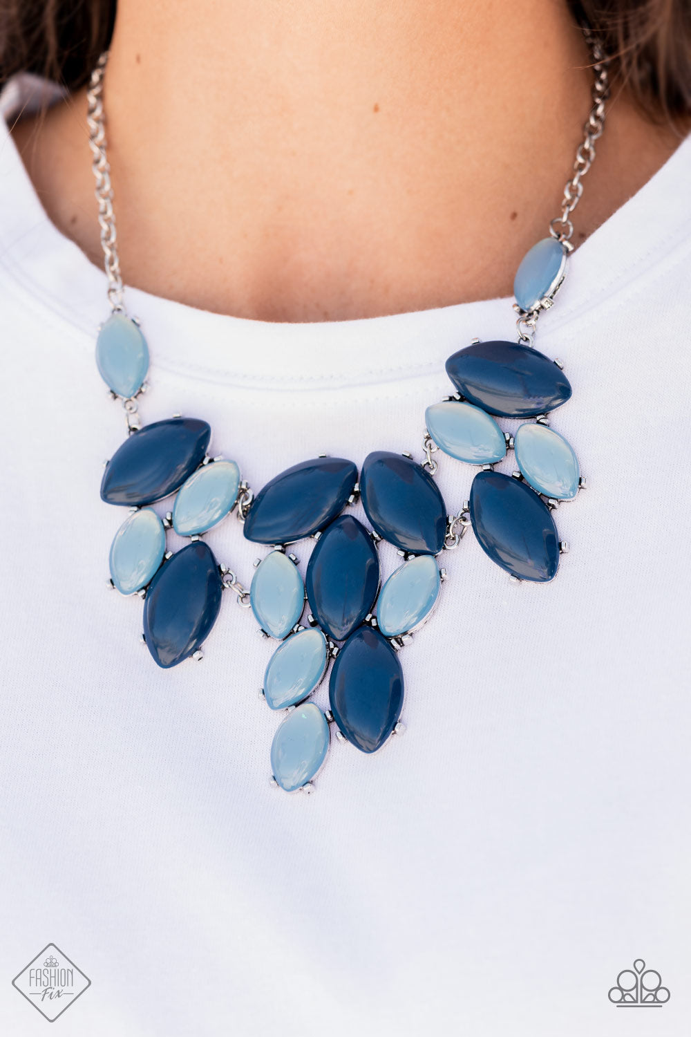 Date Night Nouveau - blue - Paparazzi necklace