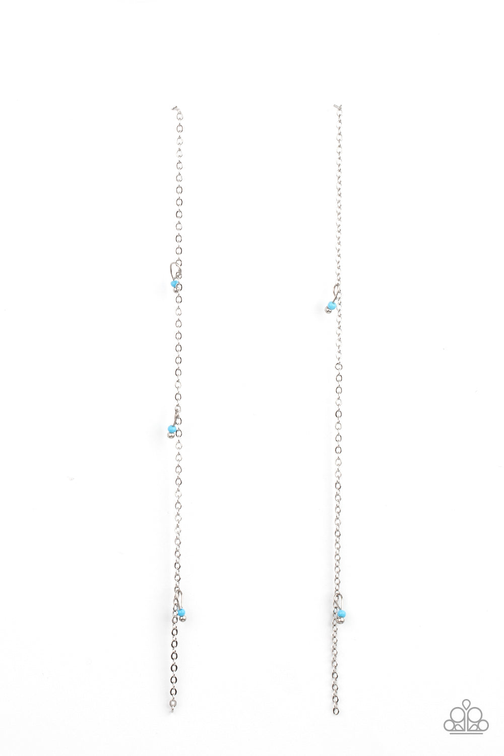 Dauntlessly Dainty - blue - Paparazzi earrings