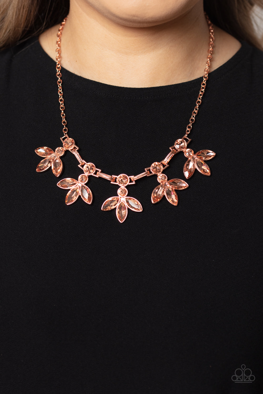 In full orbit copper necklace paparazzi Clearance