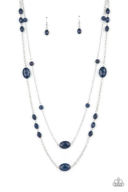 Day Trip Delights - blue - Paparazzi necklace