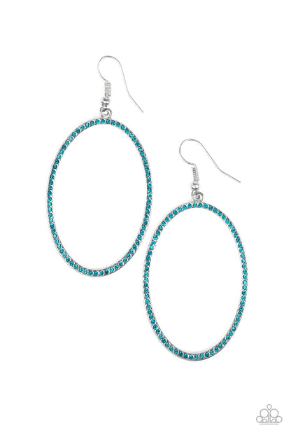 Dazzle On Demand - blue - Paparazzi earrings