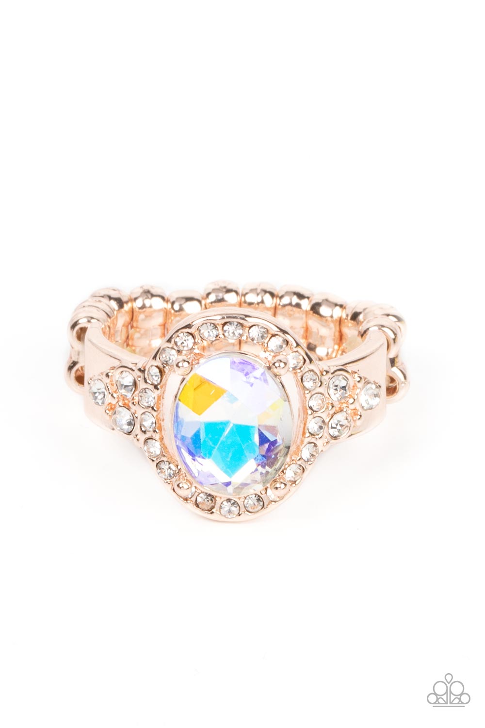 Dazzling I Dos - rose gold - Paparazzi ring