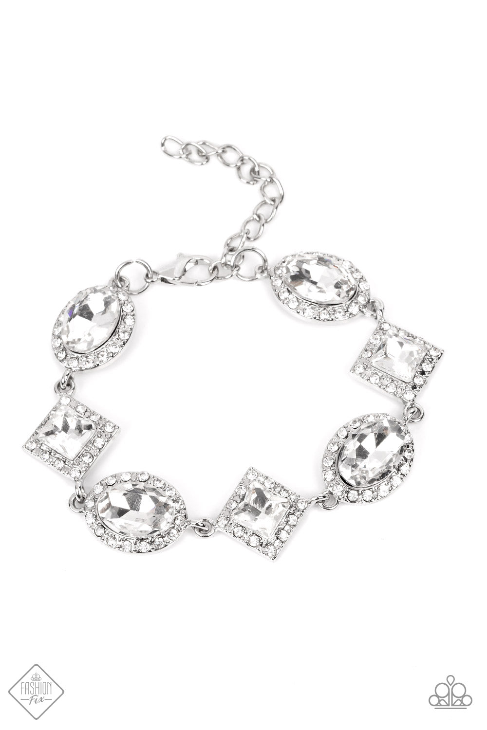 Decade of Dazzle - white - Paparazzi bracelet