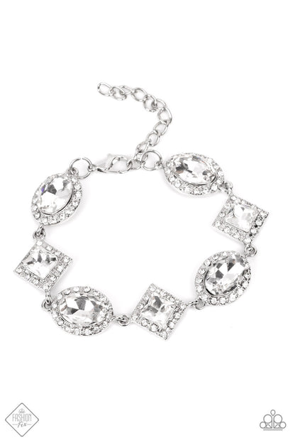Decade of Dazzle - white - Paparazzi bracelet