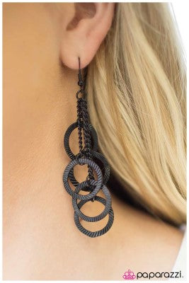 Decoy - Black - Paparazzi earrings