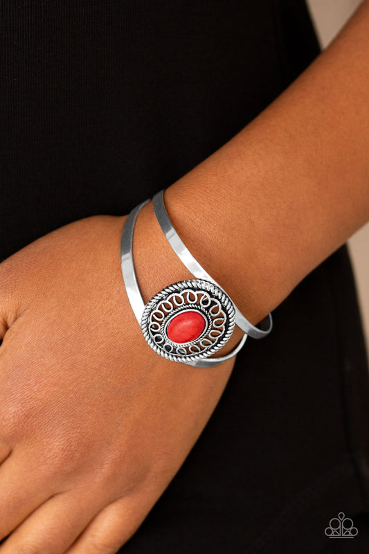 Deep in the Tumbleweeds - red - Paparazzi bracelet