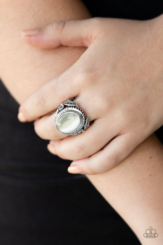 Deep Freeze - white - Paparazzi ring