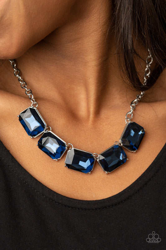 Deep Freeze Diva - blue - Paparazzi necklace