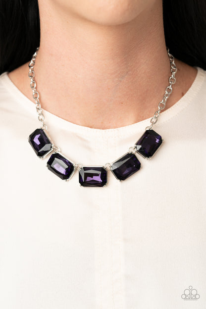 Deep Freeze Diva - purple - Paparazzi necklace