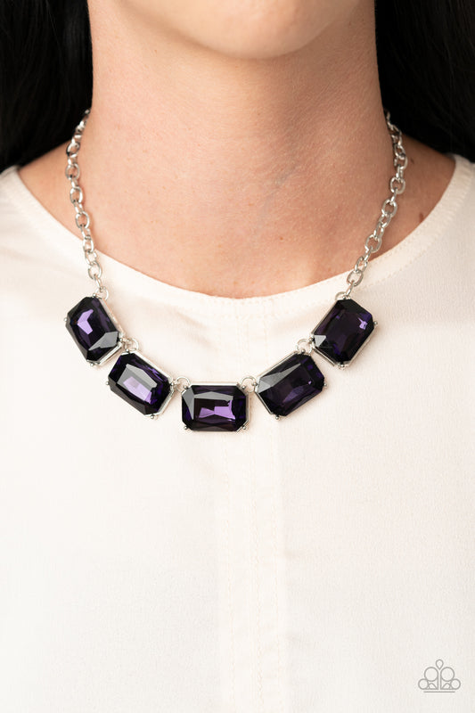 Deep Freeze Diva - purple - Paparazzi necklace
