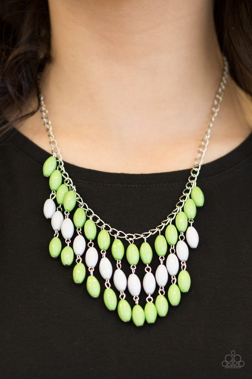 Delhi Diva - green - Paparazzi necklace