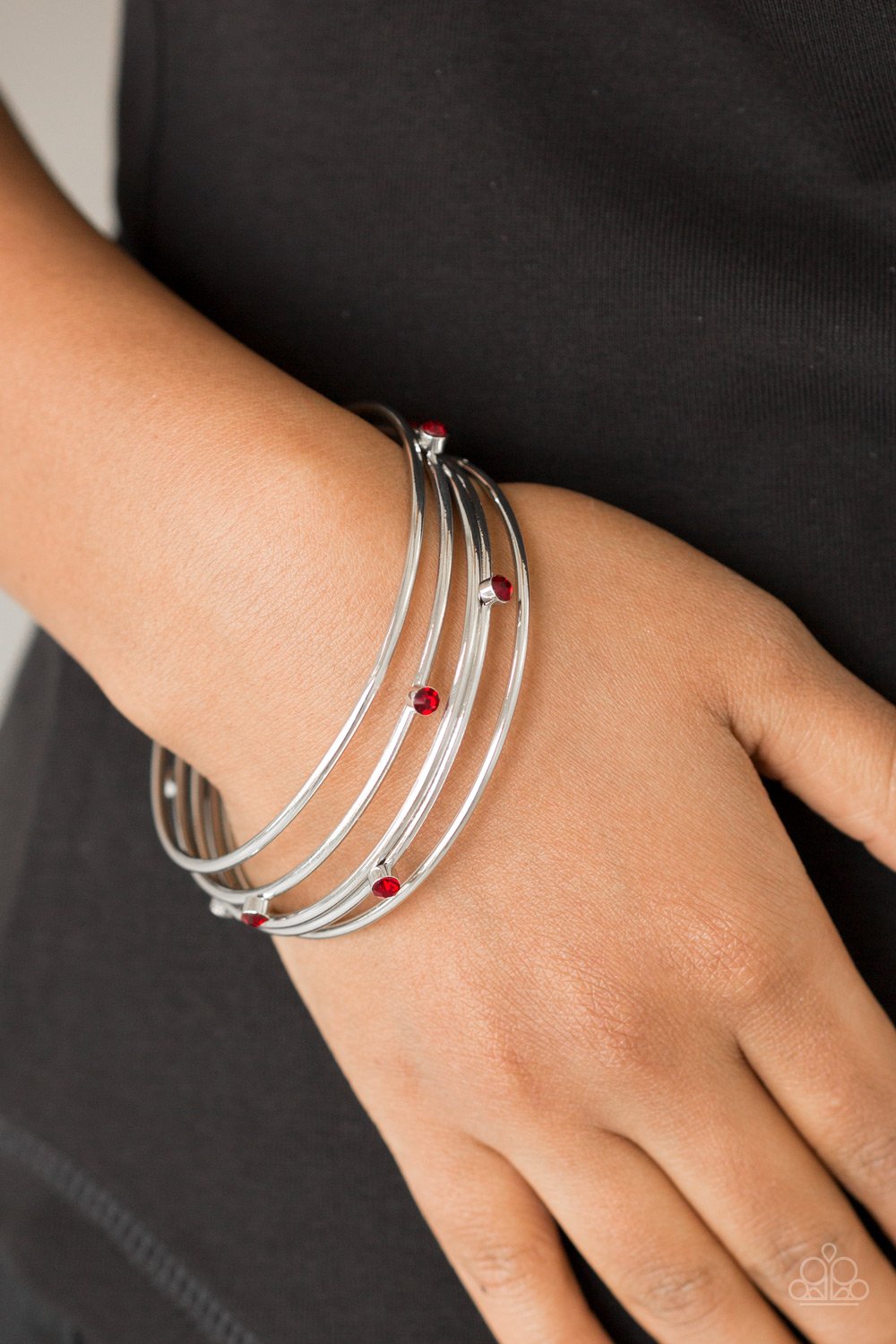 Delicate Decadence-red-Paparazzi bracelet