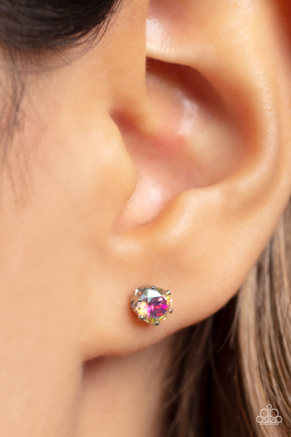 Delicately Dainty - multi - Paparazzi earrings