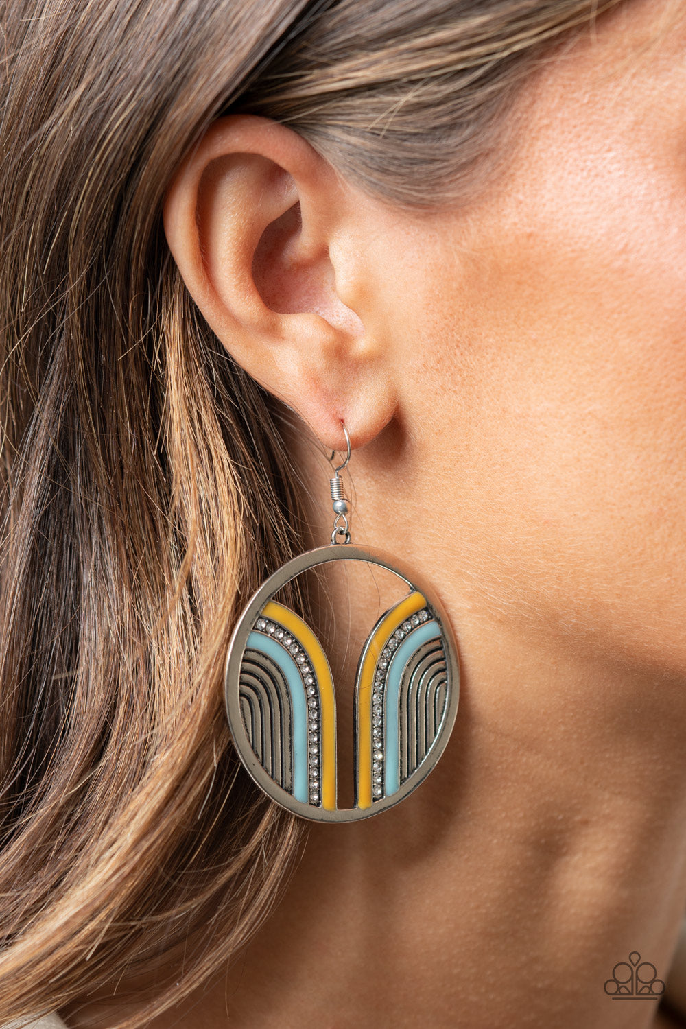 Delightfully Deco - multi - Paparazzi earrings