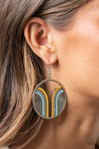 Delightfully Deco - multi - Paparazzi earrings