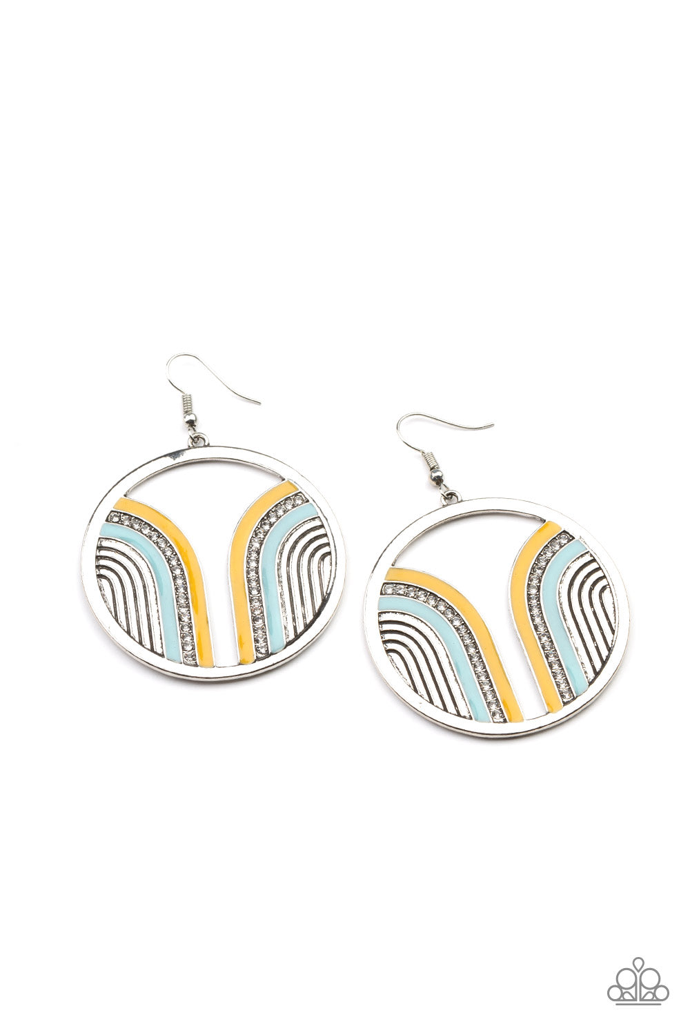 Delightfully Deco - multi - Paparazzi earrings