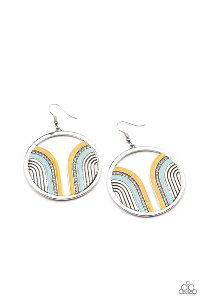 Delightfully Deco - multi - Paparazzi earrings