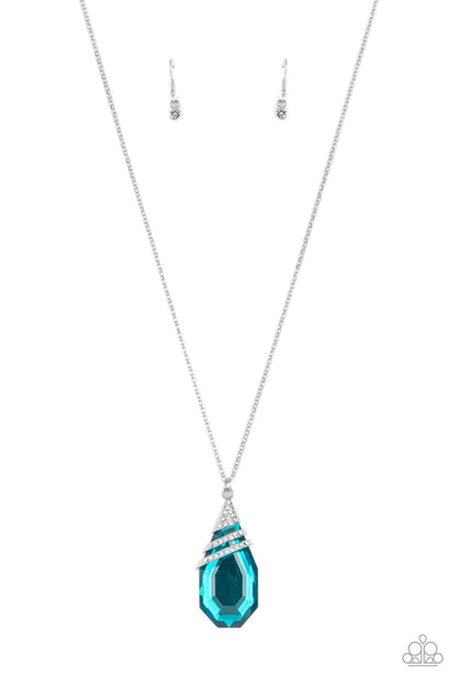 Demandingly Diva - blue - Paparazzi necklace