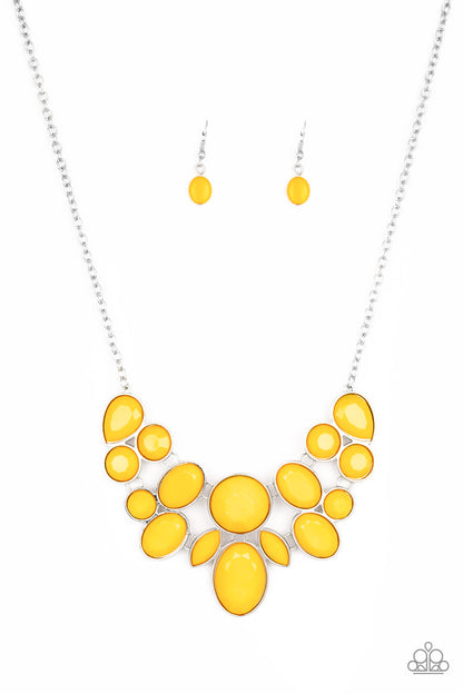 Demi Diva - yellow - Paparazzi necklace