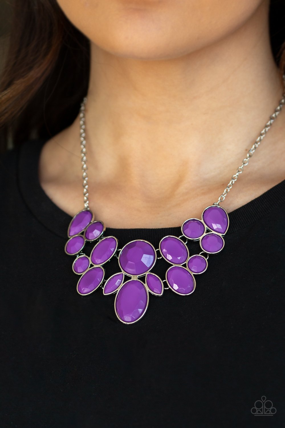 Demi Diva-purple-Paparazzi necklace
