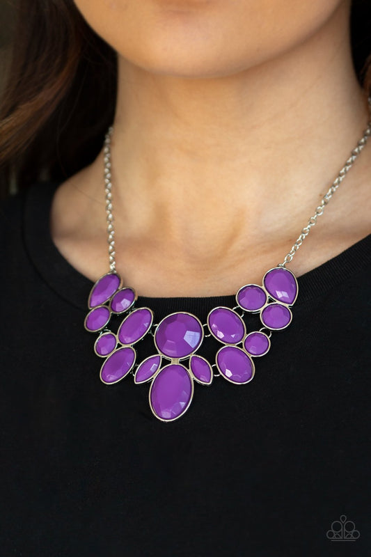 Demi Diva-purple-Paparazzi necklace