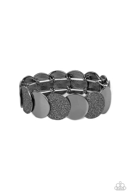 Demurely Disco - black - Paparazzi bracelet