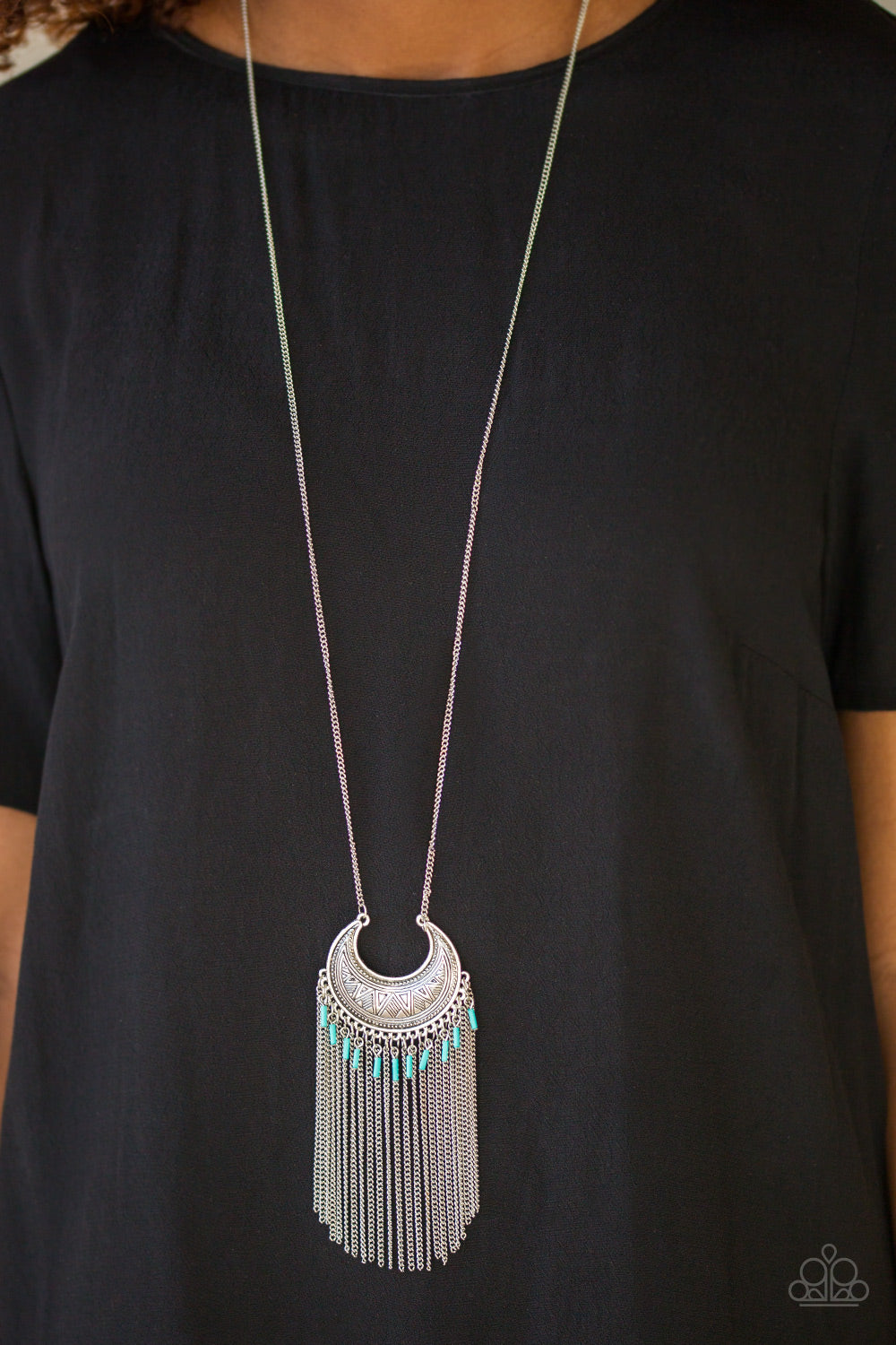 Desert Coyote - blue - Paparazzi necklace