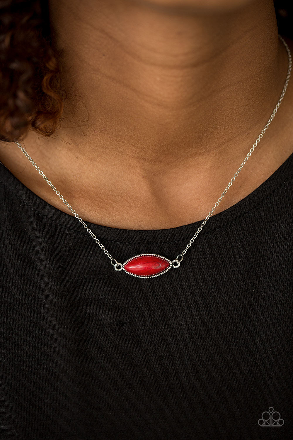 Desert Idol - red - Paparazzi necklace