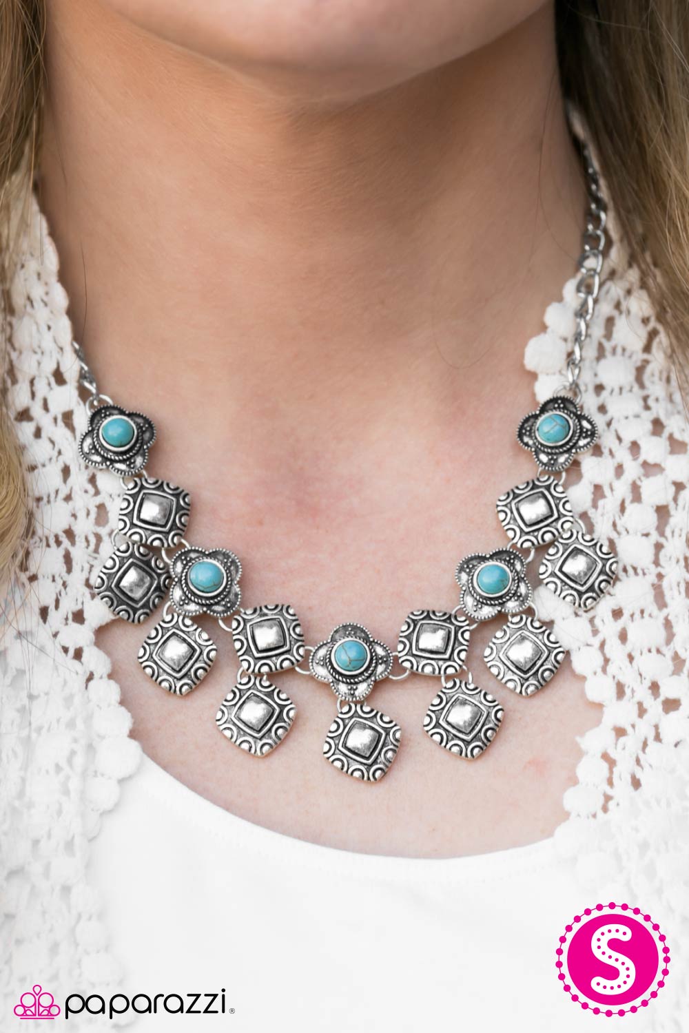 Desert Muse - blue - Paparazzi necklace
