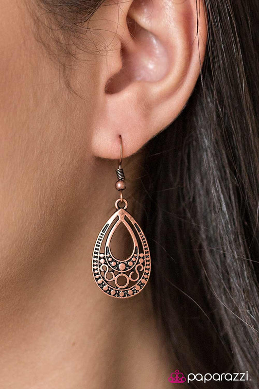 Desert Rain - Paparazzi earrings