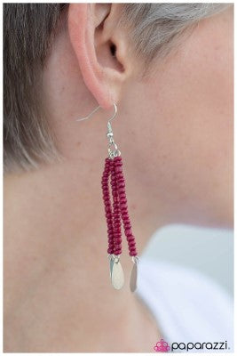 Desert Serenade - Pink - Paparazzi earrings