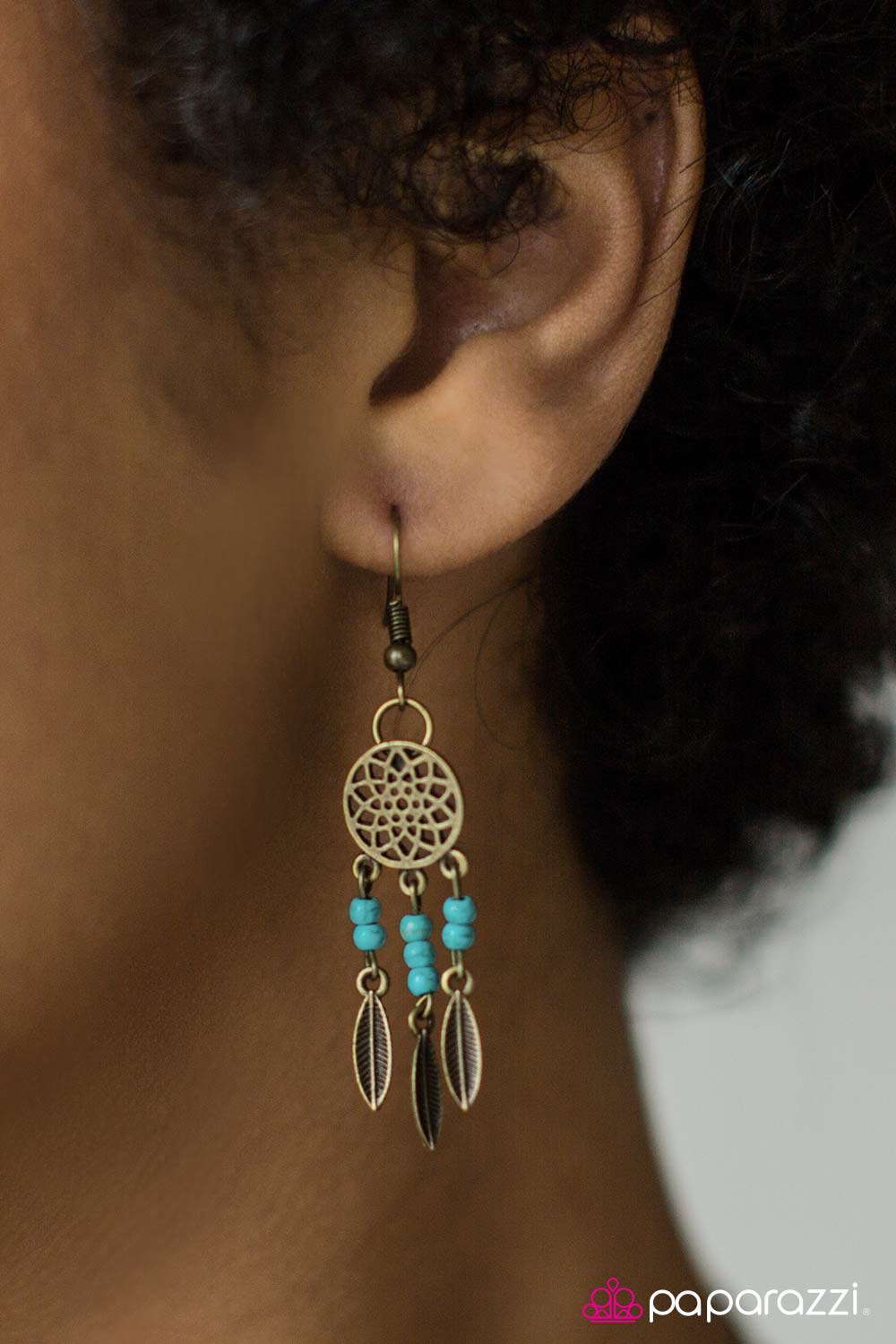 Desert Vibes - Brass - Paparazzi earrings