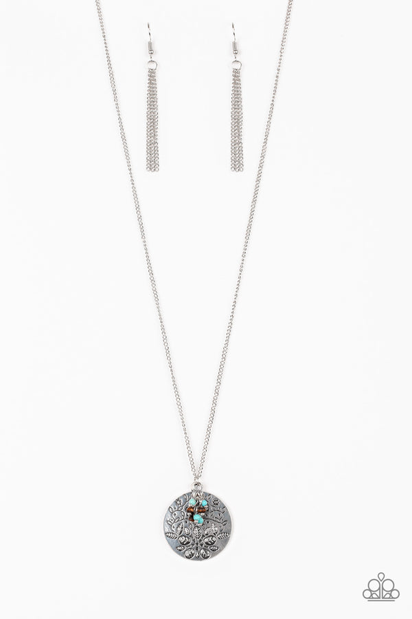 Desert Abundance - blue - Paparazzi necklace – JewelryBlingThing