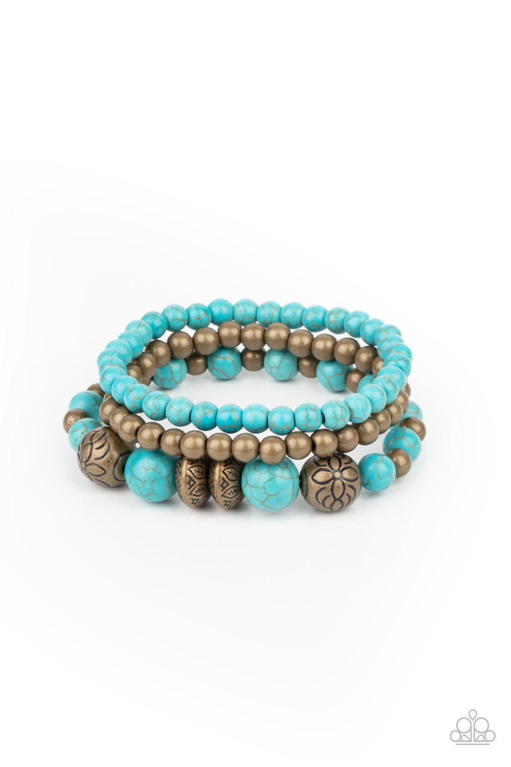 Desert Blossom - brass - Paparazzi bracelet